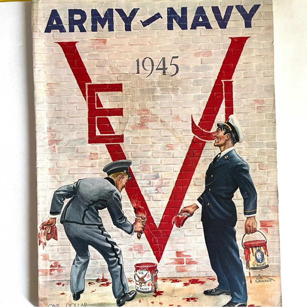 Vintage Army-Navy 1945 Poster